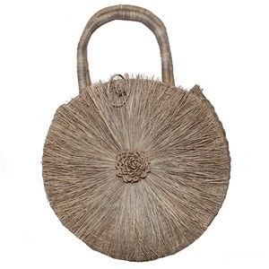 Iraca Palm Mini Bag Sand